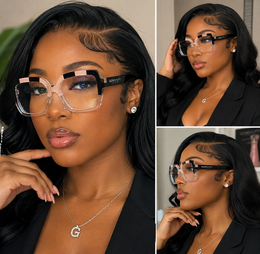 The Defined  Black & Blush Optical Frame