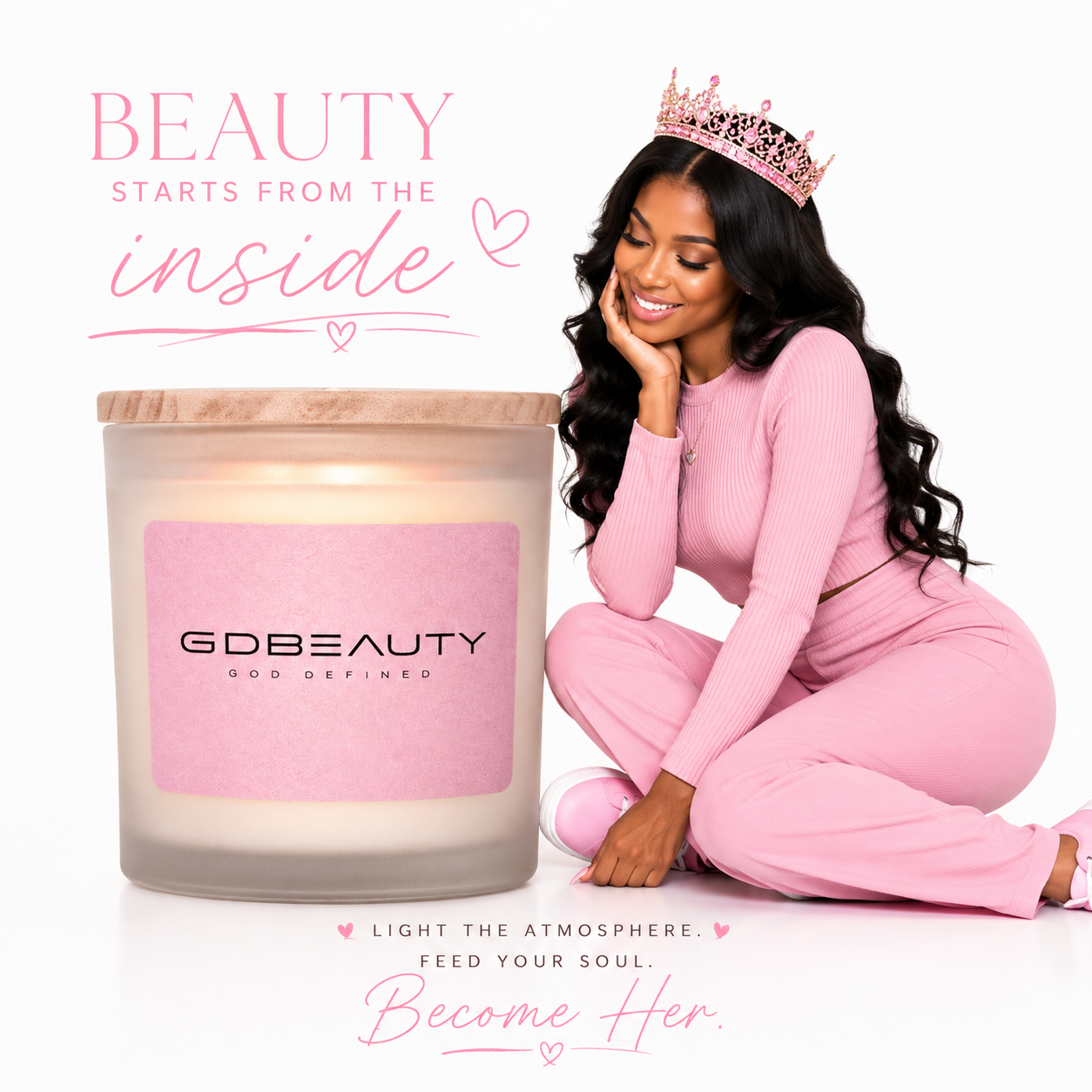 Pretty in Faith Candle